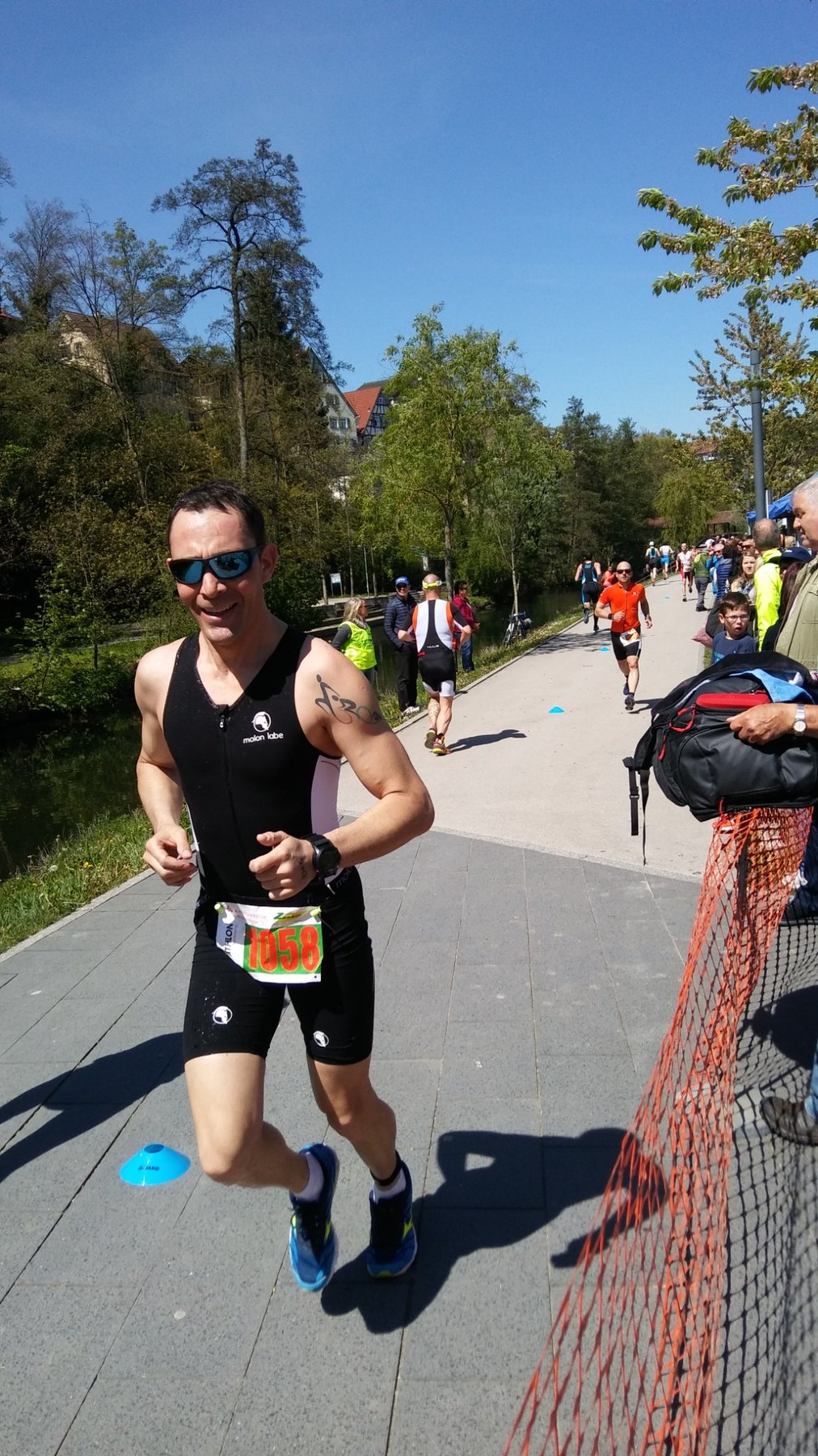Nahsen Deniz Yaşar running